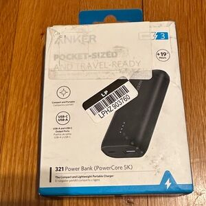 Anker 321 Power Bank Black Portable Charger